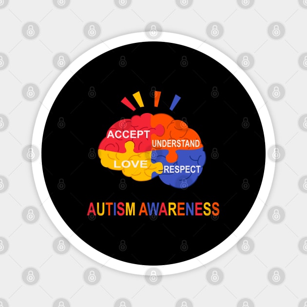Autism Awareness Day 2020 Magnet by Pixel Threads 